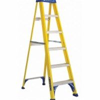 Louisville Stepladder,Fiberglass,6 ft. H,250 lb Cap FS2006