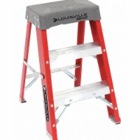 Louisville Step Stool,24 In H,300 lb.,Fiberglass  FS1502
