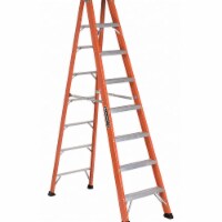 Louisville Stepladder,Fg,8 ft.,375 lb.  FS1308HD