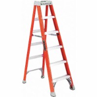 Louisville Stepladder,Fiberglass,6 ft. H,300 lb Cap  FS1506