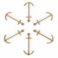 Fred and Friends FRED5186704 Anchored Cocktail Picks