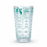 Fred and Friends FRED5193289 Good Measure Gin Recipe Glass