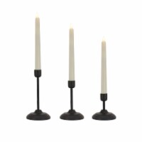 3ct Battery Operated LED Christmas Candolier Warm White with Black Base - National Tree
