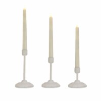 3ct Battery Operated LED Christmas Candolier Warm White with White Base - National Tree
