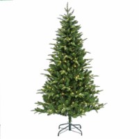 6' Whatcom Pine Hinged Tree with Warm White LED Lights