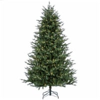 7 1/2' Feel Real® Wenatchee Fir Hinged Tree with Warm White LED Lights