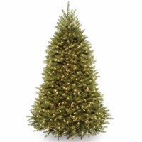 National Tree Company Dunhill Fir 7 Foot Prelit Christmas Tree with Metal Stand