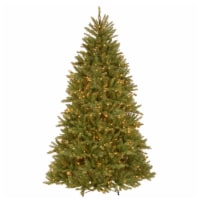 National Tree Company Dunhill Fir 7.5 Foot Prelit Christmas Tree with Stand
