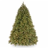 7 1/2' Feel Real Deluxe Downswept Douglas Fir Hinged Tree with 1200 Dual Color LED Lights