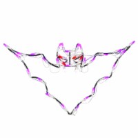 23 Lighted Vlad the Bat Halloween Decoration