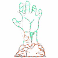 36 Halloween Lighted Zombie Hand Decoration