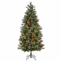 National Tree Company 6.5 ft. Wintry Pine(R) Medium Tree with Clear Lights