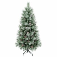 National Tree Company First Traditions Perry Hard Needle Christmas Tree, 4.5 ft