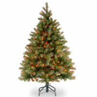 National Tree Company Feel Real 4.5' Artificial Prelit Christmas Tree w/ Lights