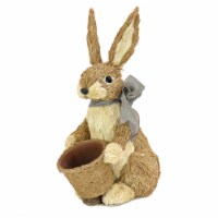 National Tree Company Bunny with Basket Table Decoration, Easter Collection, 16 Inches