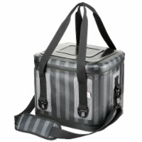 National Tree Company 11 Easy Tote Soft Cooler Gray Striped