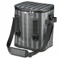 National Tree Company 15 Easy Tote Soft Cooler Gray Striped
