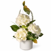 National Tree NF36-5519 Potted Hydrangea Flowers