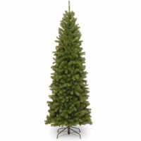 6.5' Pencil Slim North Valley Spruce Artificial Christmas Tree - National Tree Company Perspective: Main
