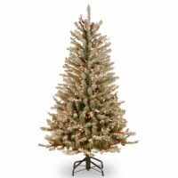National Tree Company 4.5 ft. Dunhill(R) Fir Slim Tree with Clear Lights