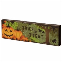 National Tree Company Trick or Treat Hanging Wall Decoration, Halloween Collection, 4 in