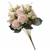 National Tree RAS-H18028LPK-1 19 in. Baby Pink Artificial Large Rose Flower Bouquet