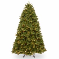 6' Feel Real Newberry  Spruce Hinged Tree with 600 Clear Lights