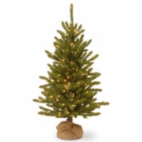 4' Kensington Burlap Tree with 150 Clear Lights