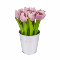 9 Mauve Tulip Bouquet