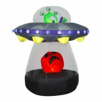 72 Halloween Inflatable Animated Alien Spacecraft