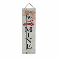 National Tree Company 'Be Mine' Hanging Wall Decoration, White, Valentine's Day Collection,