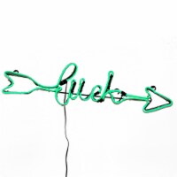 National Tree Company 20 Green Neon Style “Luck Decoration, St. Patrick's Day Collection