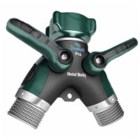 2WAYZ Modern 4-Way Garden Hose Splitter, Heavy Duty Water Hose Manifold