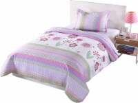MarCielo Kids Floral Quilt Bedspread Set For Teens Girls Boys