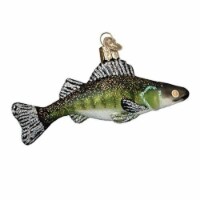Old World Christmas Walleye Fish Glass Blown Ornament