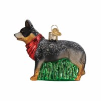 Old World Christmas Australian Cattle Dog Blown Glass Holiday Tree Ornament