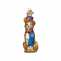 Old World Christmas World's Best Dog Blown Glass Holiday Ornament For Tree