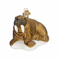 Old World Christmas Walrus Blown Glass Holiday Ornament For Tree