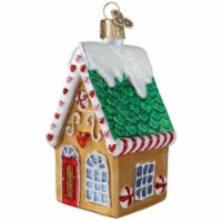 Old World Christmas Cookie Cottage Glass Blown Ornament