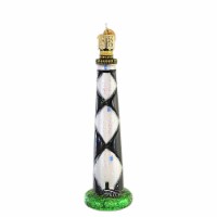 Old World Christmas Cape Lookout Lighthouse Glass Outer Banks 20128
