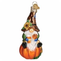 Old World Christmas 4.00 Fall Harvest Gnome Pumpkin Spice Sunflower