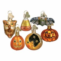 Old World Christmas-Miniature Halloween Set Glass Blown Ornaments