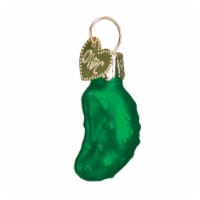 Old World Christmas 1.5 Inches Miniature Gurken Glass Pickle Hide Extra Gift 28052 #