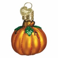 Old World Christmas Small Pumpkin Blown Glass Holiday Ornament For Tree