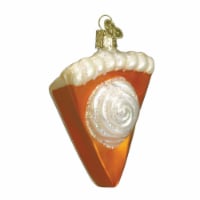 Old World Christmas Piece Of Pumpkin Pie Ornament Dessert Pastry 3.50 Inch - 32019
