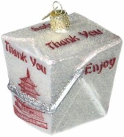 Old World Christmas Chinese Take-Out Glass Blown Ornament
