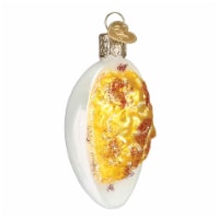 Old World Christmas 3.0 Inches Tall Deviled Egg Glass Ornament Picnic Summer 32243