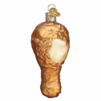 Old World Christmas Fried Chicken Glass Deep Frying 32308