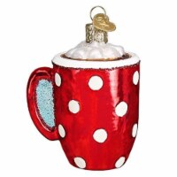 Old World Christmas Hot Cocoa Glass Chocolate Ornament 32310
