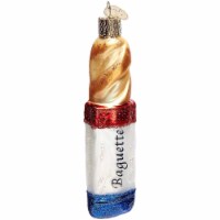 Old World Christmas BAGUETTE Glass Ornament French Bread 32312